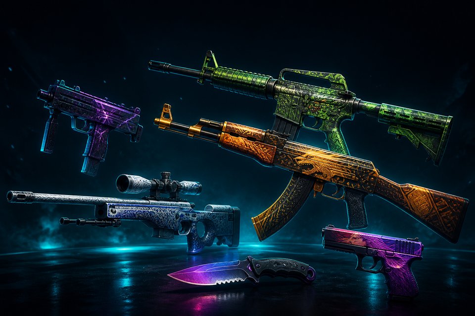 CS2 and CS:GO skins on CSGO-Skins platform