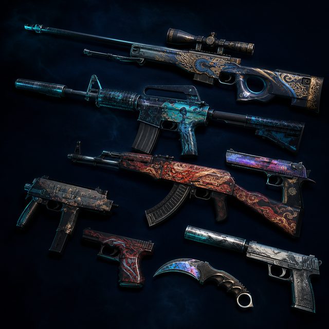 Collection of CS2 weapon skins
